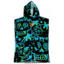 Charger l'image dans la galerie, Poncho Creatures Grom CYAN/GREEN