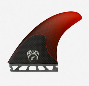 Dérives Thruster - MAYHEM / LOST - RTM Hex Red Signature fins - Taille L, FUTURES.