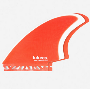 Mikey February Fiberglass Keels Red / White, FUTURES.