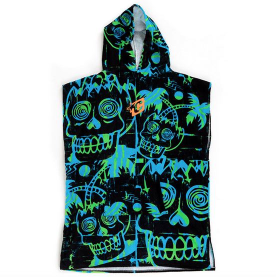 Poncho Creatures Grom CYAN/GREEN