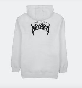 Mayhem Designs Heavy Hoodie White