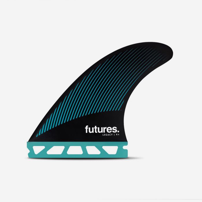 Dérives Thruster - R4 RTM Hex teal / black Legacy series, FUTURES Size S