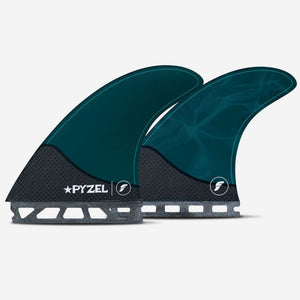 PYZEL - Large RTM Hex Pacific Blue Signature fins, FUTURES.